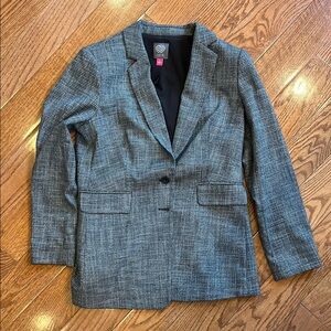 Women's Gray/Black Blazer